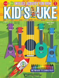 cover Kid's Uke - Ukulele Activity Fun Book, Vol. 1 Guitar and Fretted sheet music cover